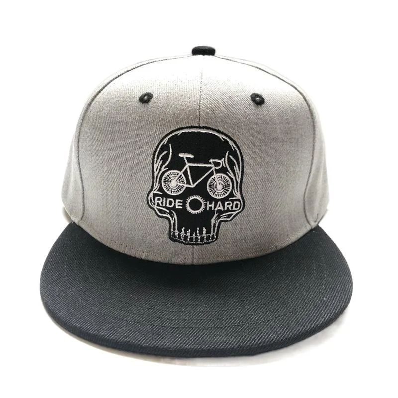 Unisex Skull Snapback Cap