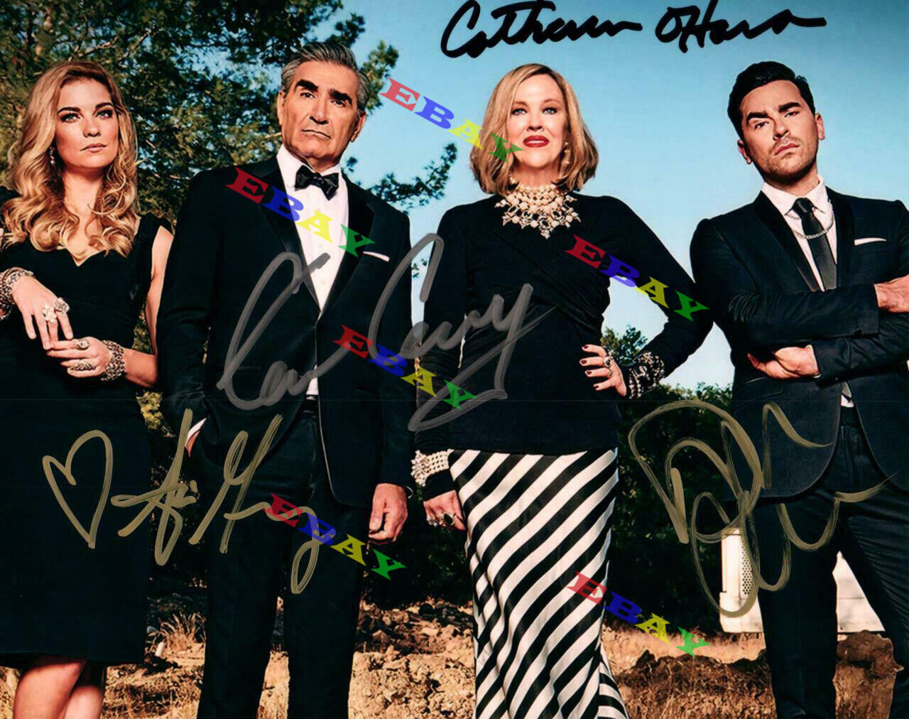 Schitt's Creek Cast Autographed Signed 8x10 Photo Poster painting Reprint