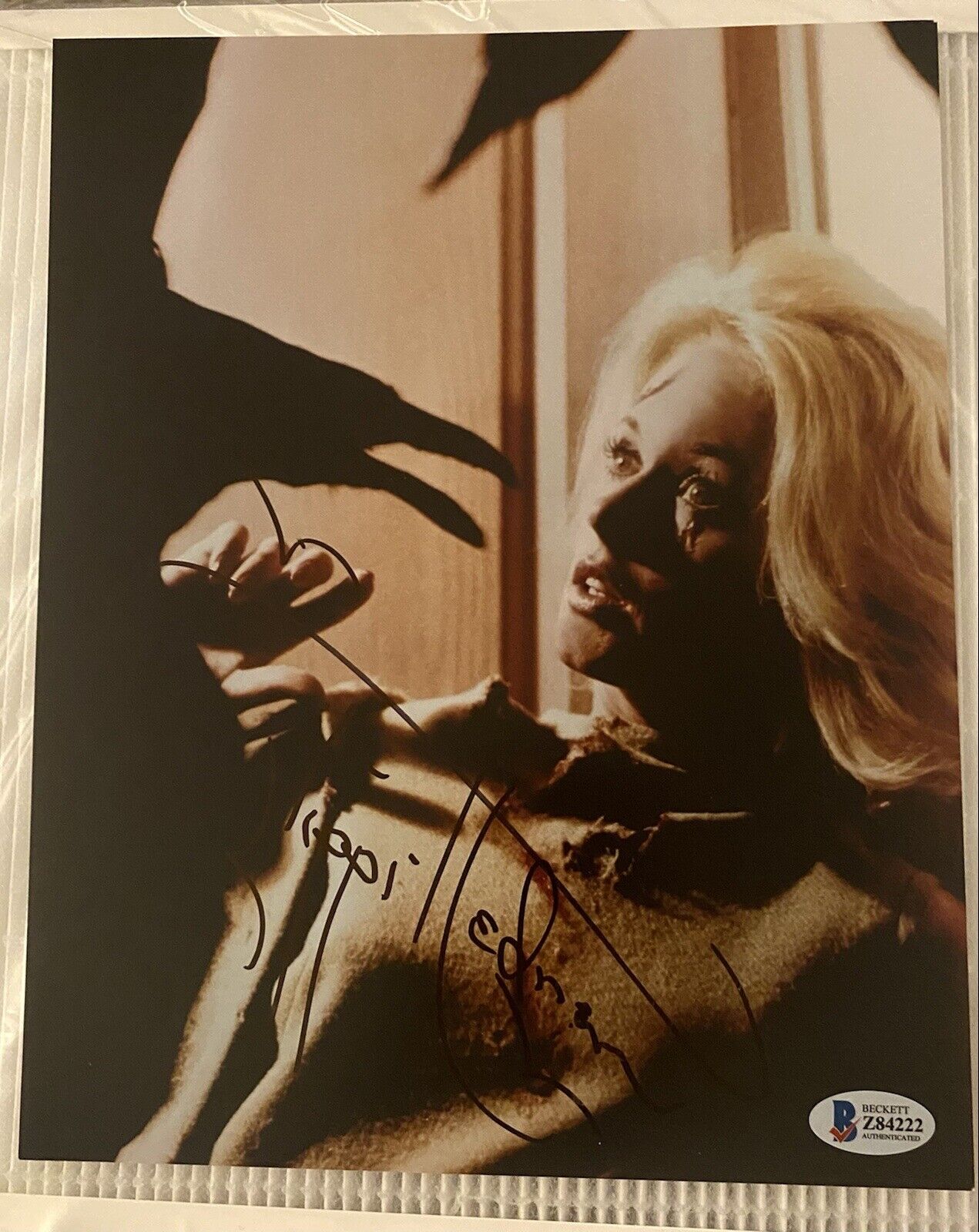 Tippi Hedren The Birds Signed Autographed 8x10 Photo Poster painting Beckett Can No Longer Sign