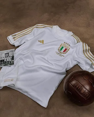 2023 Italy 125th Anniversary White Soccer Shirt