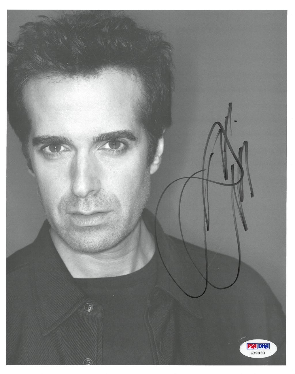 David Copperfield Signed Authentic Autographed 8x10 B/W Photo Poster painting PSA/DNA #Z39930