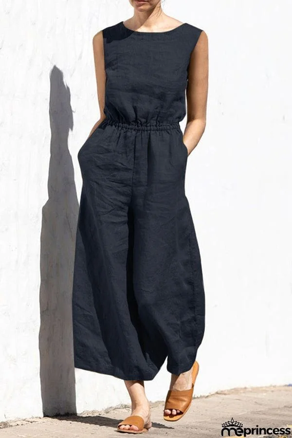 Life is a Breeze Sleeveless Jumpsuit