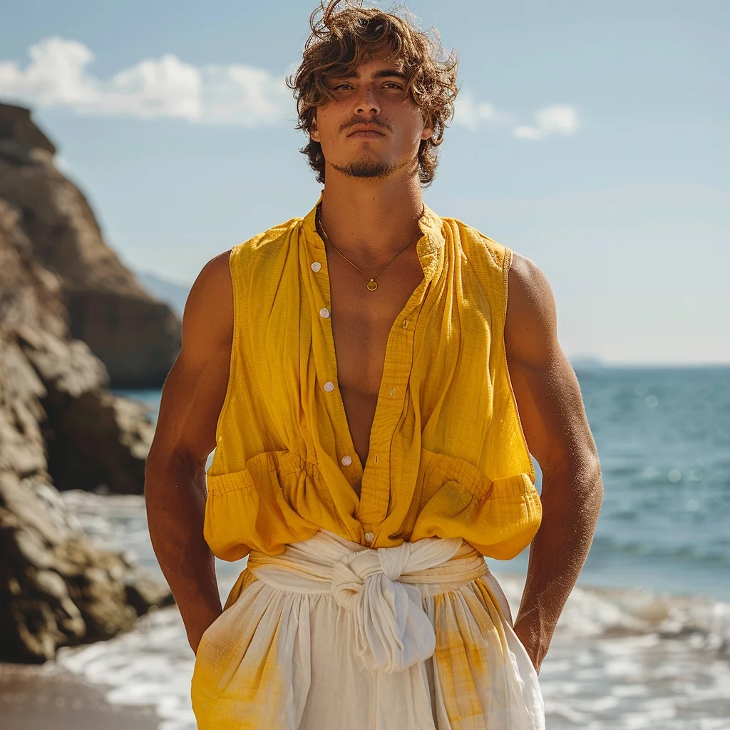 Linen Vest-inspireuse