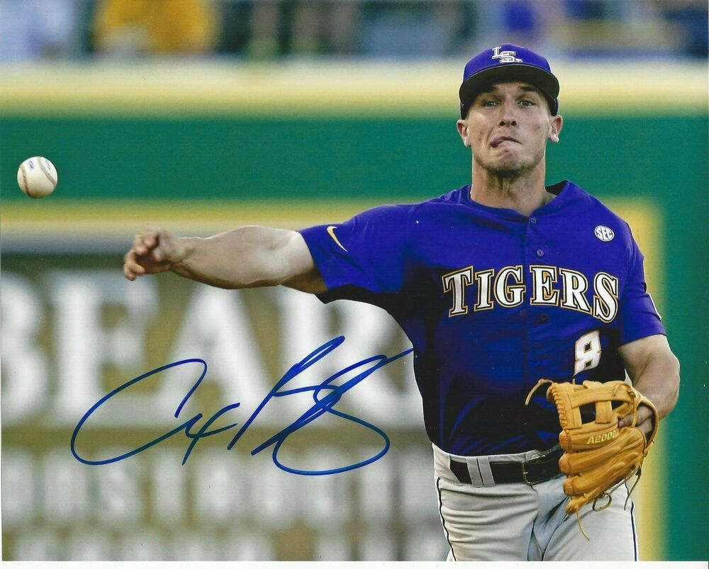 Alex Bregman  Autographed 8x10 LSU Tigers  #S1161