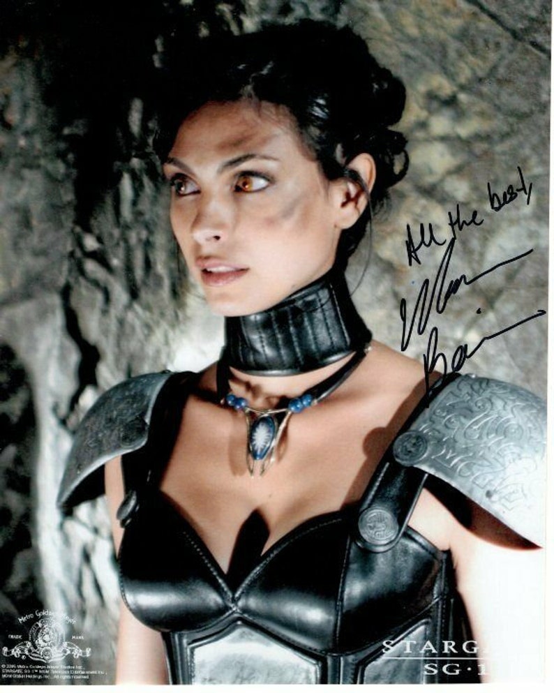 Morena baccarin signed autographed stargate sg-1 adria Photo Poster painting