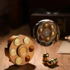Fidget gyro edc revolver pure copper bullet clip detachable DIY adult children decompression black technology toy