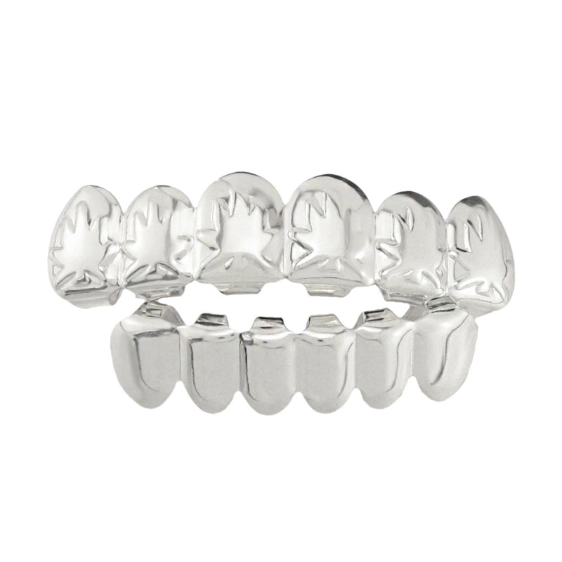 Hip-Hop Solid Color Copper Unisex Tooth Socket Punk Rings