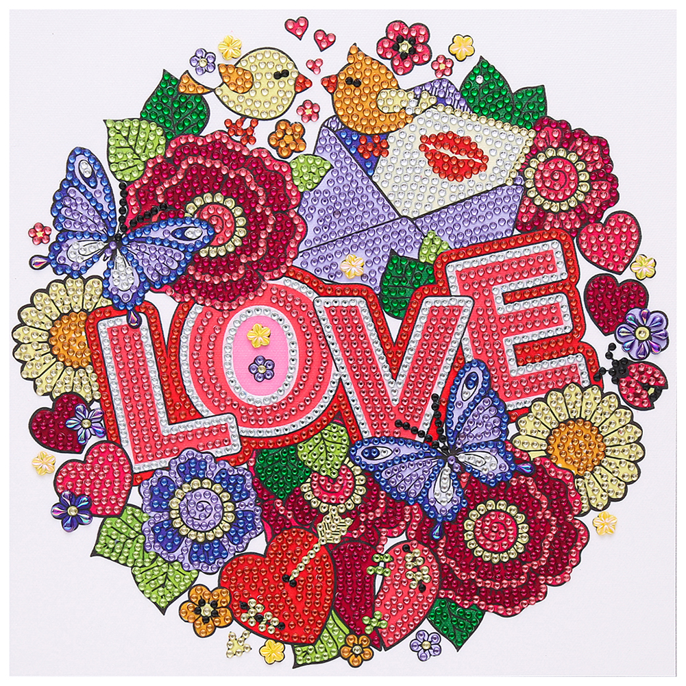 

Love - Special Shaped Diamond Painting - 30*30CM, 501 Original