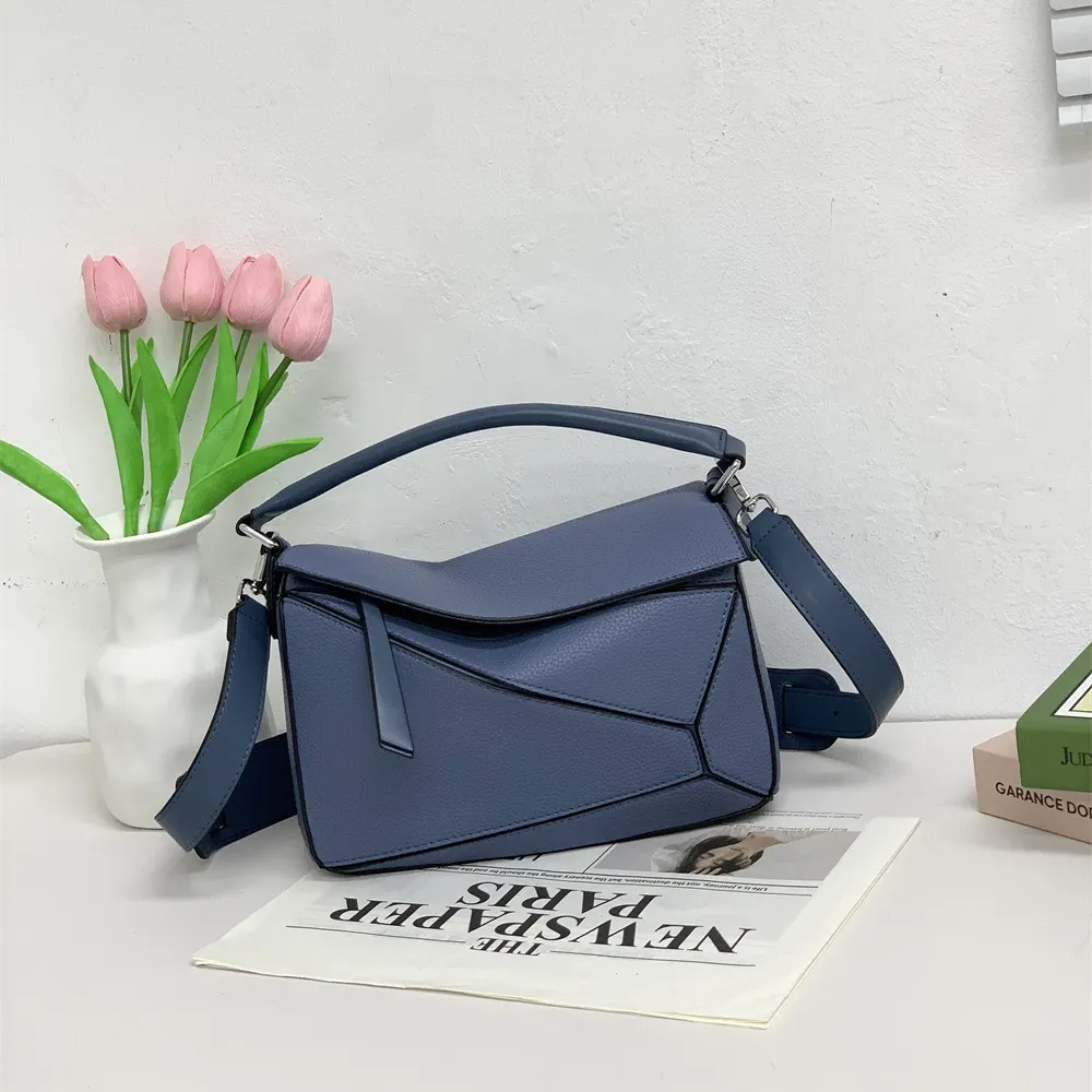 Geometric bag mini fashion versatile pillow bag large capacity underarm women's bag single  shoulder crossbody bag-vocosishoes