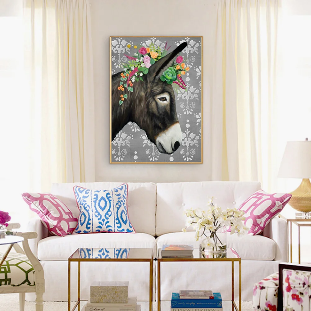 Mystery Pattern Kit Full Square Drill 5D DIY Diamond Painting Craft(40*50cm)