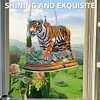 2D Flat DIY Tiger Diamond Art Pendant Diamond Painting Set Home Decoration Craft