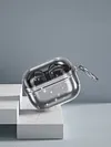 Transparent Protective Cover with Keyring for Samsung Galaxy Buds 3/3 Pro