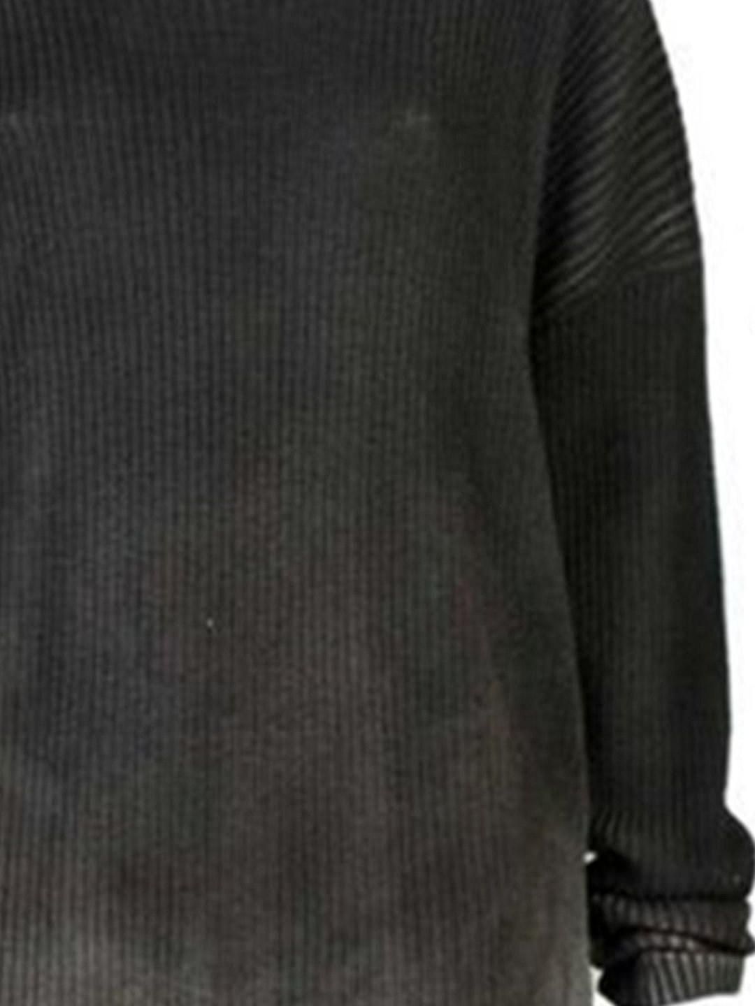 Black Ombre/tie-Dye Long Sleeve Sweater | EGEMISS