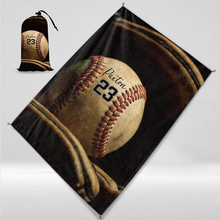 Personalized Baseball Outdoor Beach Mat, Picnic Mat|15