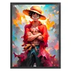 Pirate King Luffy-11CT Stamped Cross Stitch 30*40cm/11.81*15.75in