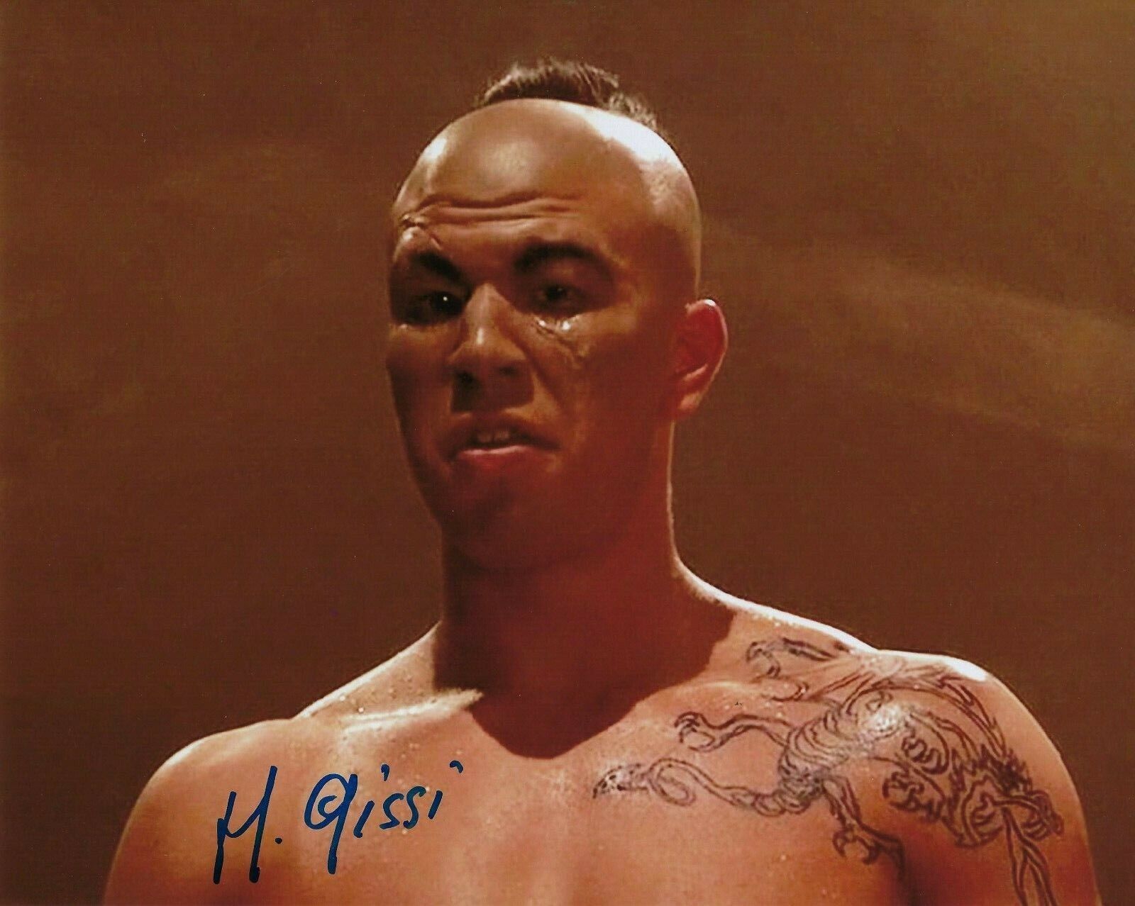 GFA Kickboxer Movie 2 Tong Po * MICHEL QISSI * Signed 8x10 Photo Poster painting PROOF MH1 COA