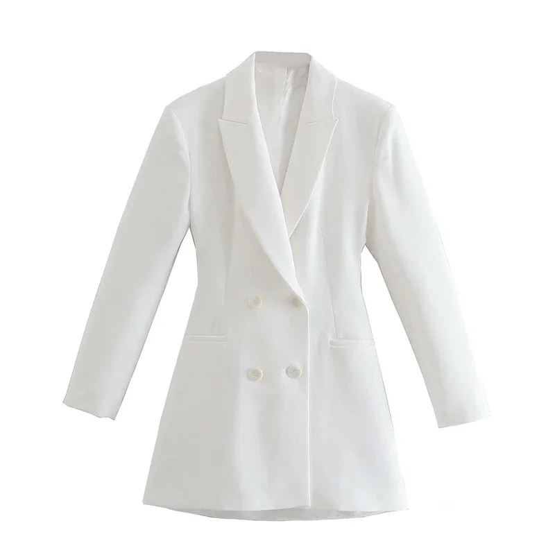Jangj White Sexy Backless Blazer Banche Long Sleeve Hollow Out Waist Office Laides Jacket Coat Za 2021 Women Autumn Bodycon Veste New