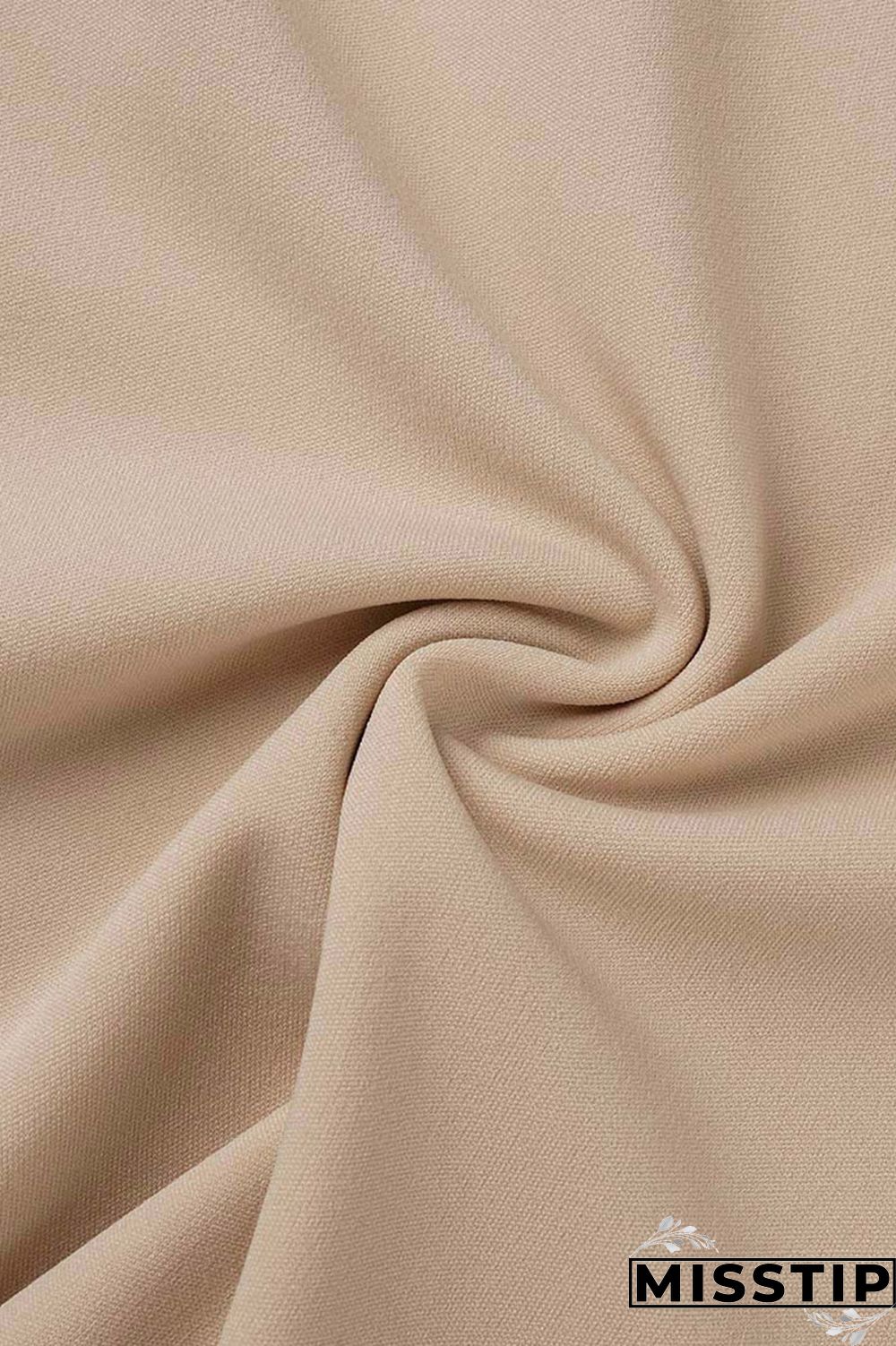 Black Casual Solid Patchwork O Neck Sleeveless Two Pieces