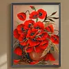 Diamond Painting -DIY Round Drill Papaver Bouquet