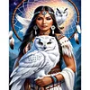 (Multi-Style) Supernatural Tv Series&Indian Girl Owl-11CT Stamped Cross Stitch 40*50/50*60cm(Big Size)