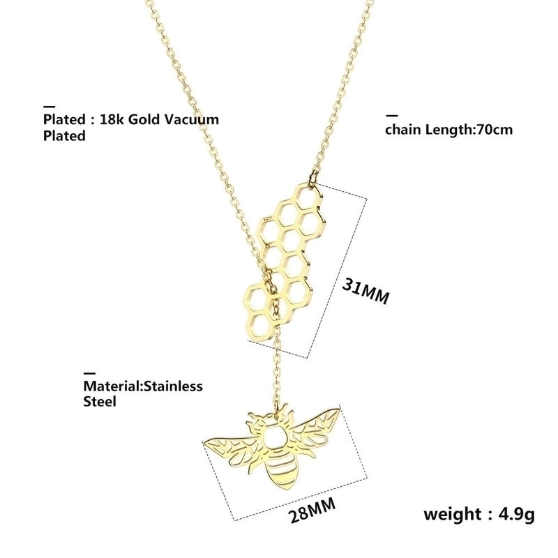 304 Stainless Steel 18K Gold Plated IG Style Classic Style Commute Plating Animal Heart Shape Feather Pendant Necklace