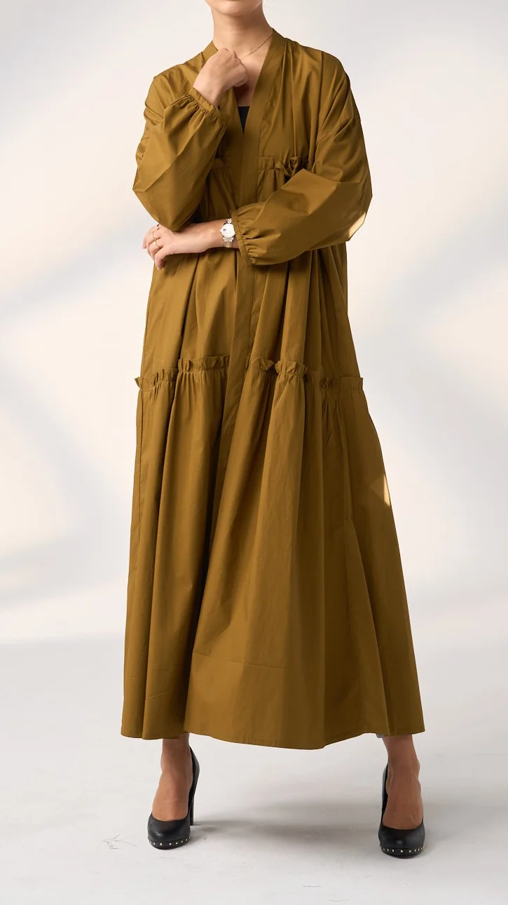 Cotton Linen Cardigan Abaya-inspireuse