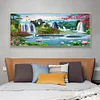(100*40cm) Waterfall Garden - Full Round Drill Diamond Painting