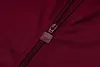 Joyfball 2025/2026 Kids Size Bayern Munich Long Zipped Jacket Maroon Retro version Football Jersey 1:1 Thai Quality 