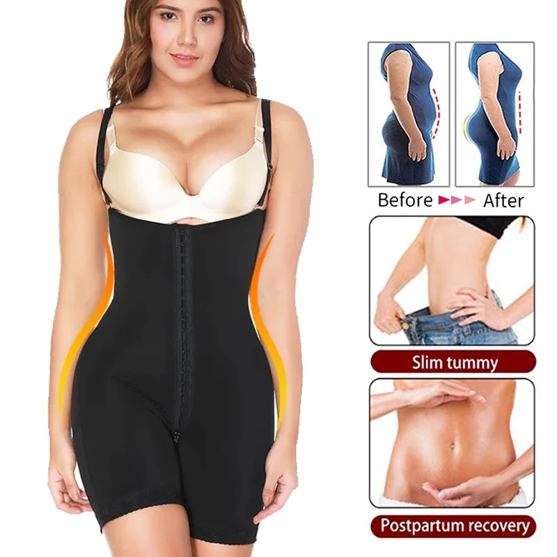 Billionm Post-Surgery, Full Body Shaper, Body Suit Powernet Girdle, Waist Cincher Trainer Shapewear Tummy Control Slim