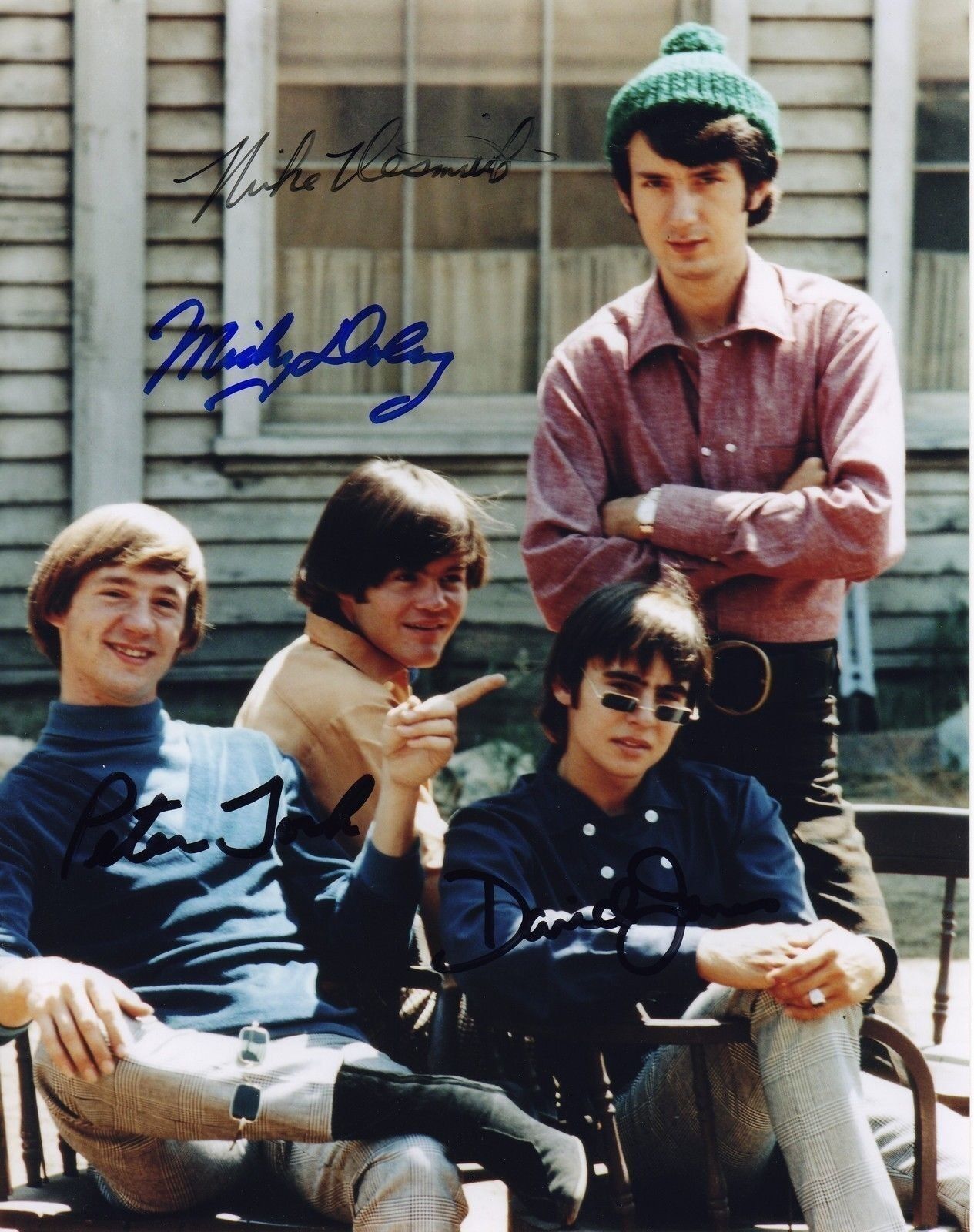 THE MONKEES AUTOGRAPH SIGNED PP Photo Poster painting POSTER