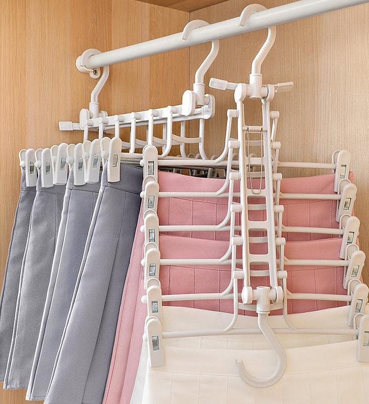 Joybos® Multifunction Six In One  Pants Closet Hanger (Buy 1 Get 1 Free)