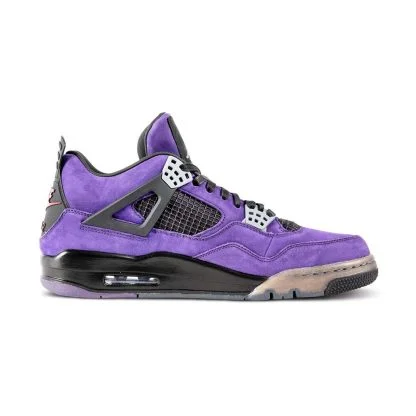 Travis Scott x Air Jordan 4 Retro ‘Purple Suede – Black Midsole’