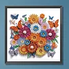 Butterfly Wreath - Crystal Rhinestone Diamond Painting