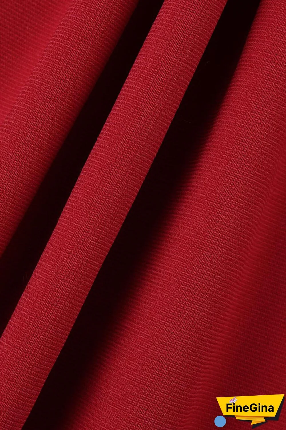 Red Casual Solid Bandage Patchwork Fold O Neck Straight Jumpsuits