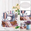 (US Only)2D Flat Flower Stitch Machine DIY Diamond Painting Desktop Ornaments Kit