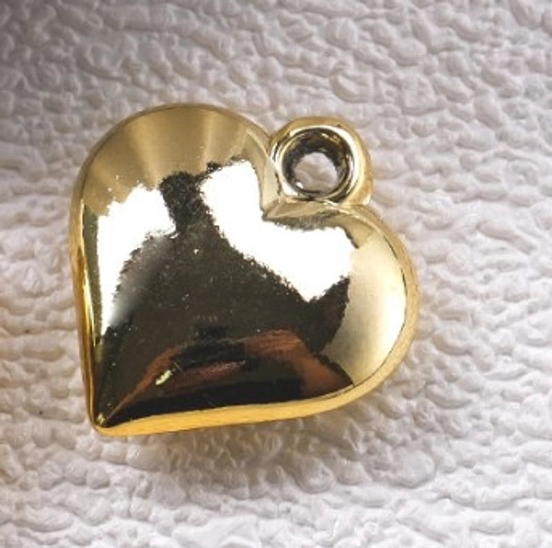 Romantic Minimalist Heart Shape Arylic Plating Charms Jewelry Accessories