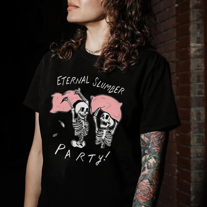 Eternal slumber Printed Women's T-shirt -  