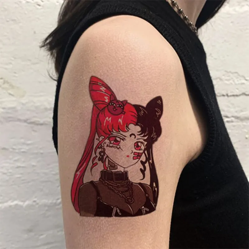 The Little Prince and the Fox Sexy Cute Rabbit Girl Mask Chica Waterproof Durable Female Male Cute Cartoon Anime Tattoo stickers