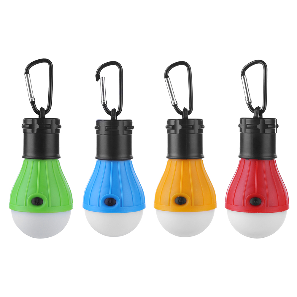 

4pcs Outdoor Camp Hiking Hunting Tent Light 60LM LED Hanging Carabiner Bulb, 501 Original