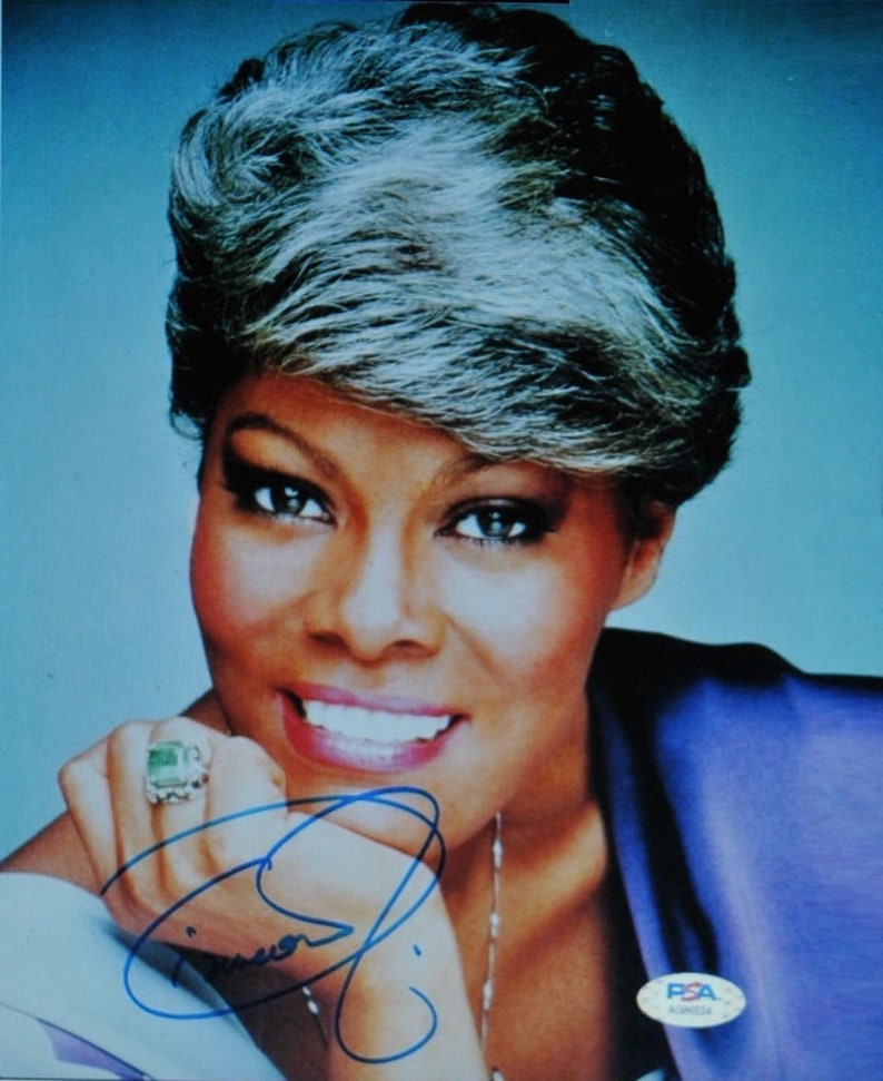 DIONNE WARWICK SIGNED Photo Poster painting I Say a Little Prayer I Just Dont Know What to Do with Myself Alfie Mr. Kiss Kiss Bang Bang wcoa