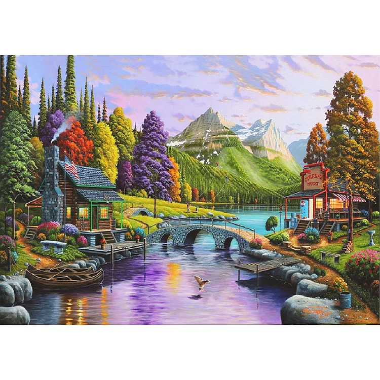 Landscape  Diamond Painting  40*30CM