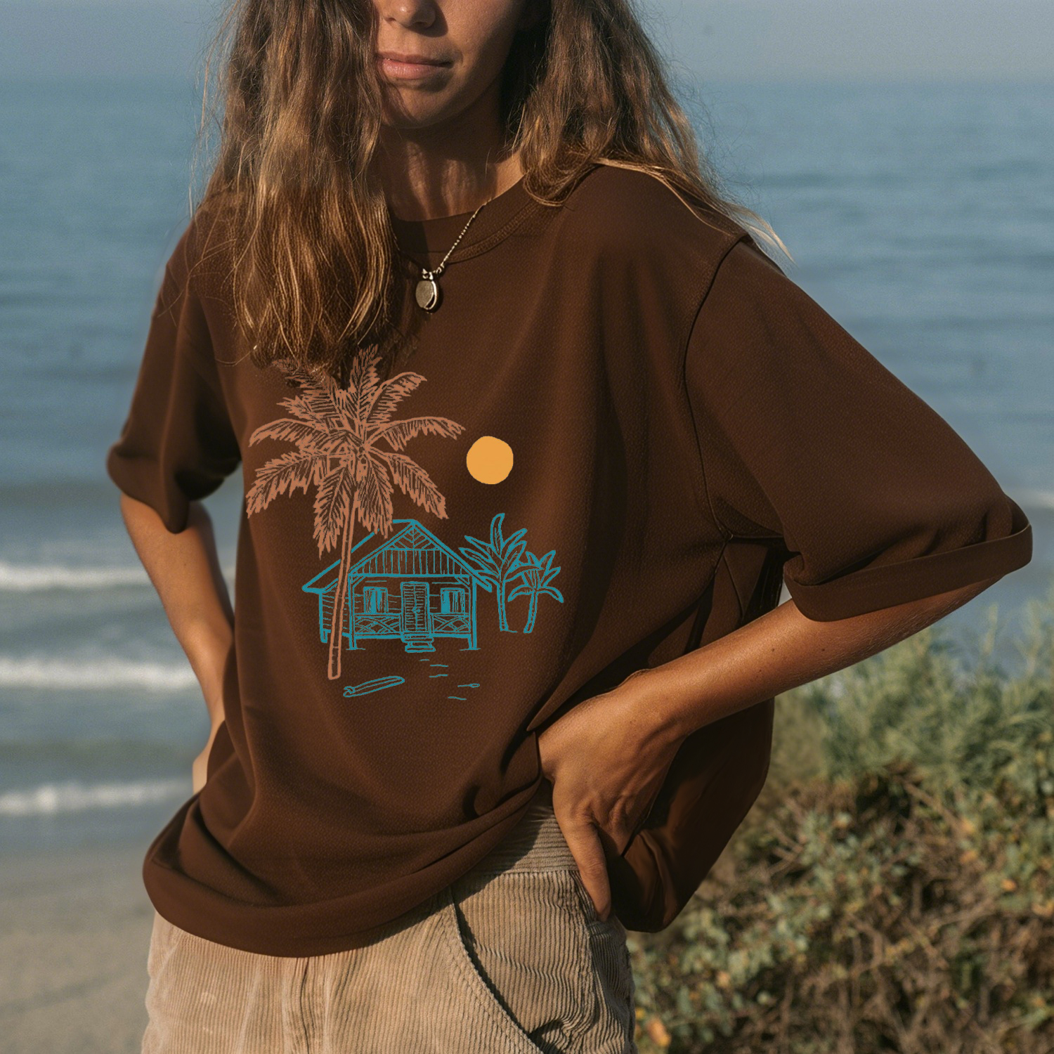 Tropical Shack Life Can Be Simple T-shirt