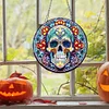 DIY Special Shaped Diamond Art Painting Acrylic Hanging Kit (Halloween Skull 2)