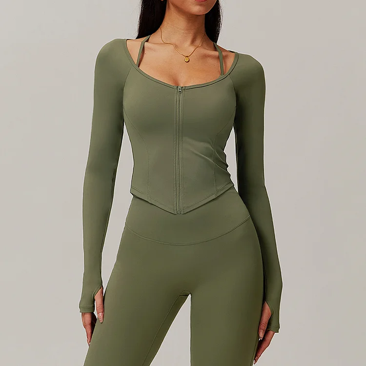 PASUXI Wholesale Specials | Women's Fitness Tops Long Sleeve Tracksuit Jackets huanwei