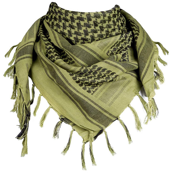 Military Tactical Desert Head Neck Scarf Arab Wrap with Tassel