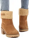 Cosy Winter Premium Women Suede Snow Chunky Ankle Boots