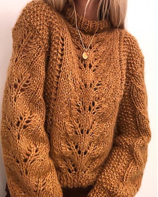 Crochet Sweater Patterns Long Sleeve Chunky Oversized Sweater - Chicaggo