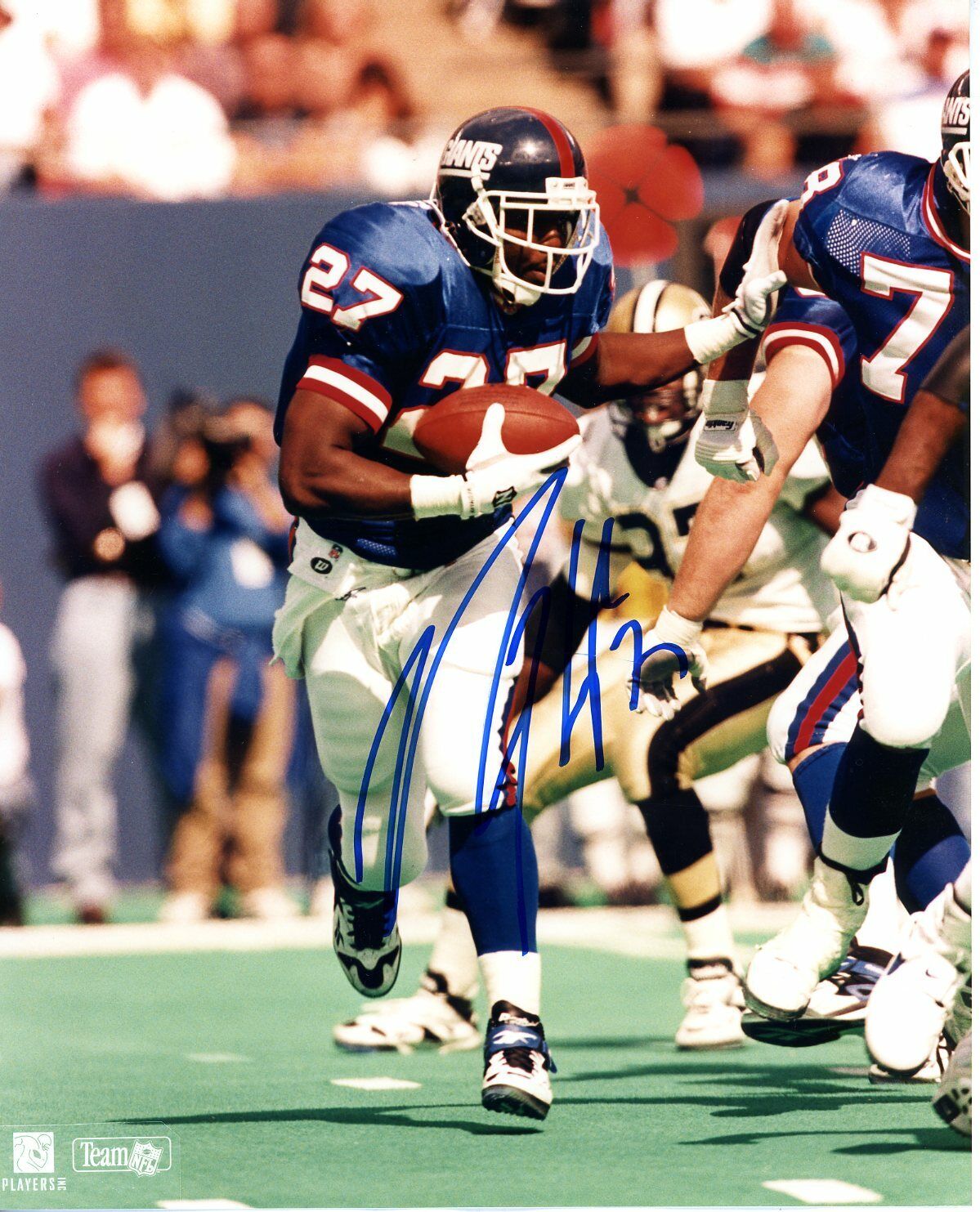 Rodney Hampton autographed 8x10 New York GiantsS147