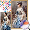 (45*75cm)Girl - Round AB Drill Diamond Painting