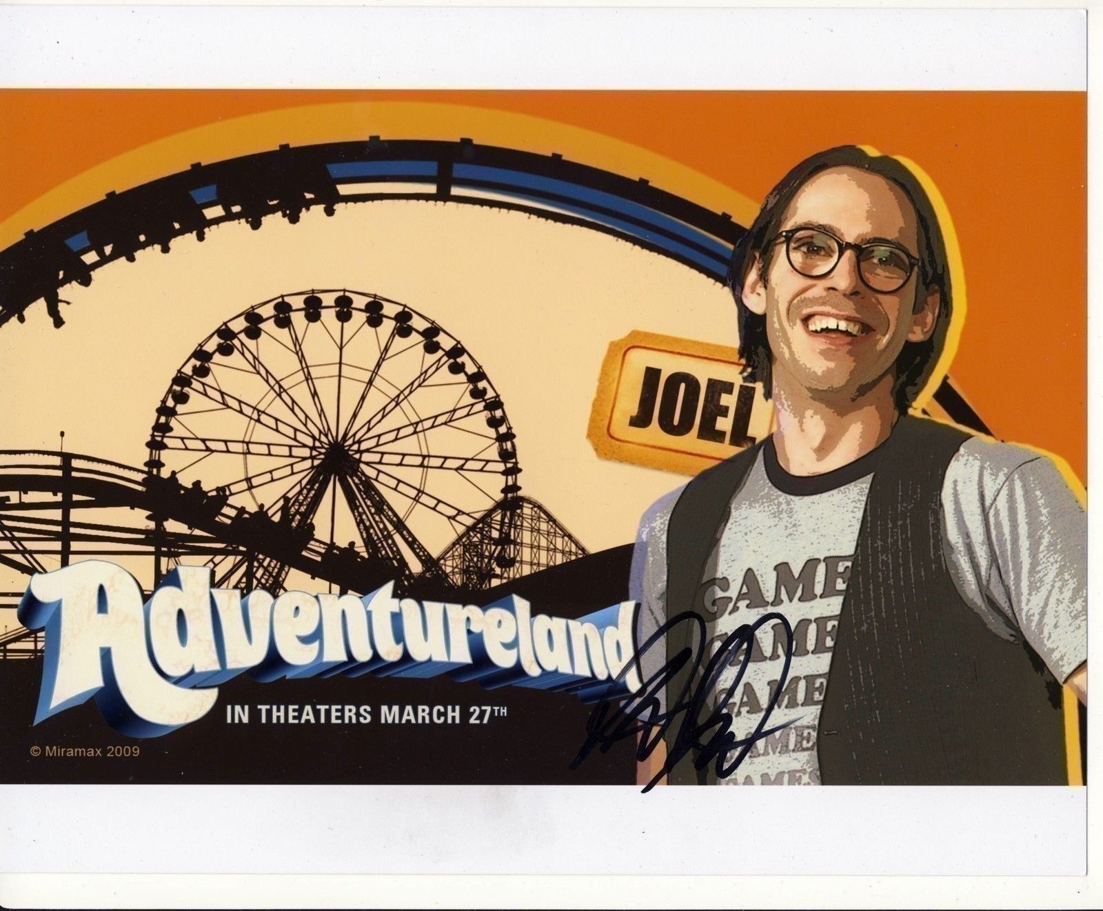 Martin Starr Autograph ADVENTURELAND Signed 8x10 Photo Poster painting AFTAL [4695]